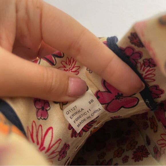 Coach Sneakers Erikka Fold Over High Top Shoes Poppy Denim Size 8 - Picture 6 of 7